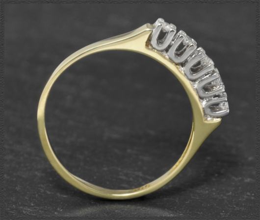 Brillant Ring aus 585 Gold mit 0,20ct Diamanten
